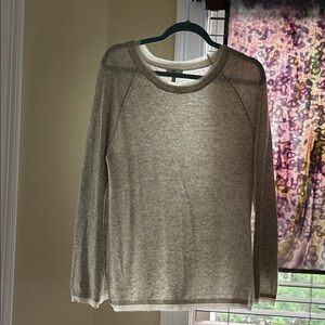 Joie Light Gray Crew Neck Sweater